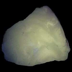 Lime Green Art Glass Cullet Glowing Manganese Slag‎ Glass #5GX27